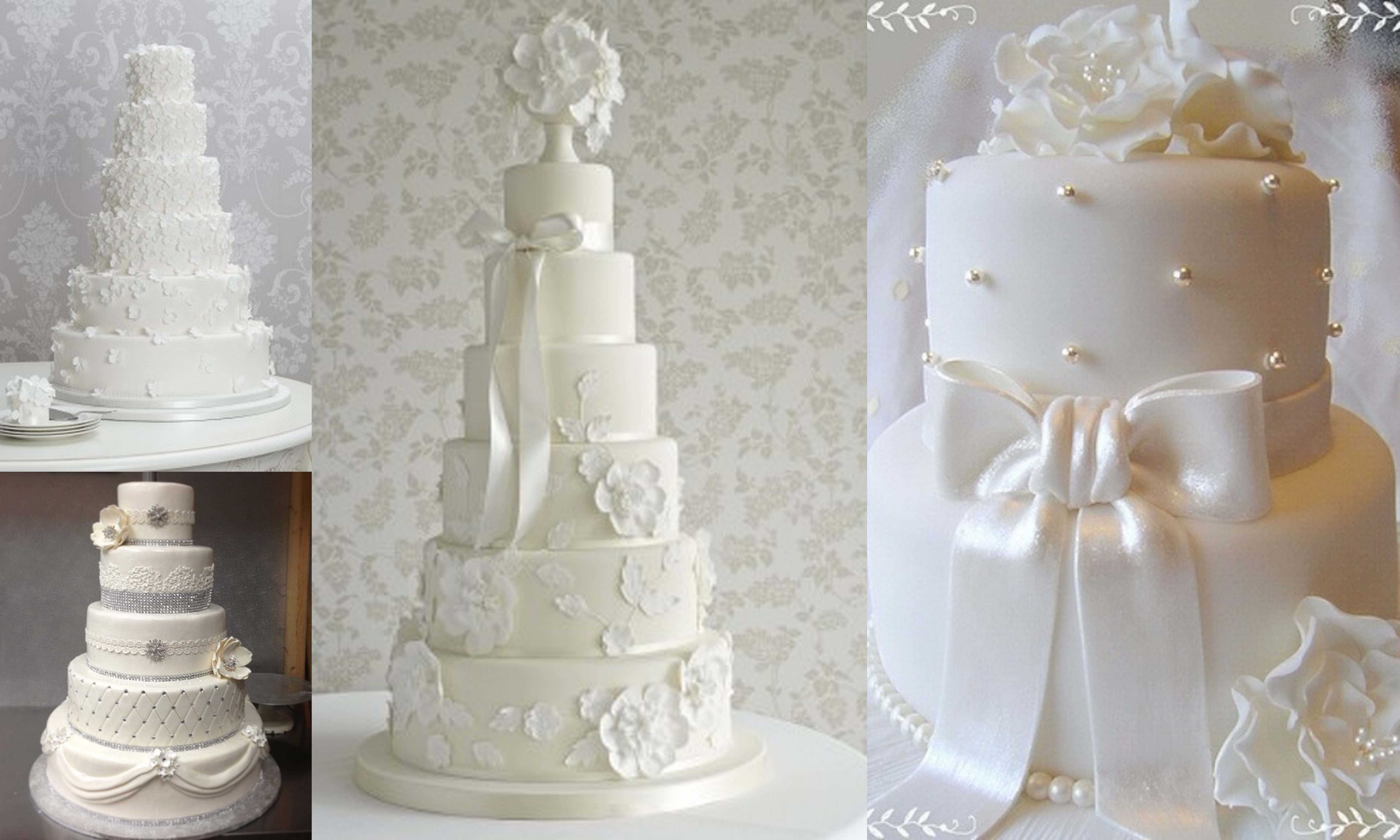 In style wedding cake