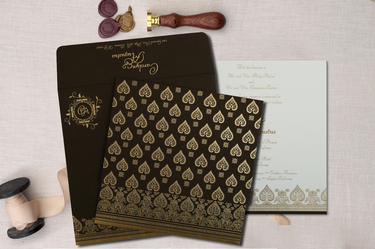Islamic Wedding Card Samples